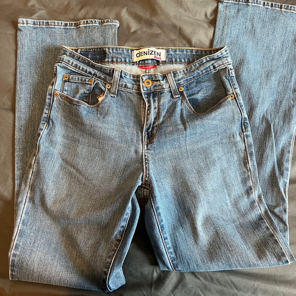 Denizen from Levi's Women's Denim Blue Straight Leg Jeans